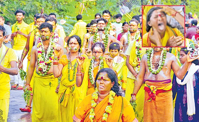 Thaipusam utsavam in Telangana style - Sakshi