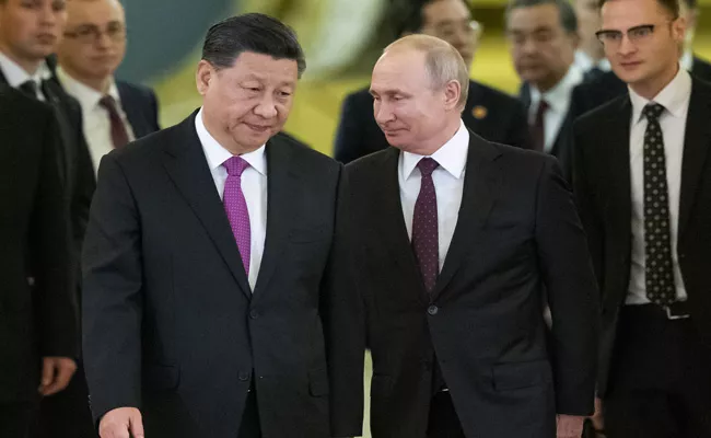 China calls Xi Jinping Russia visit one of friendship, peace - Sakshi