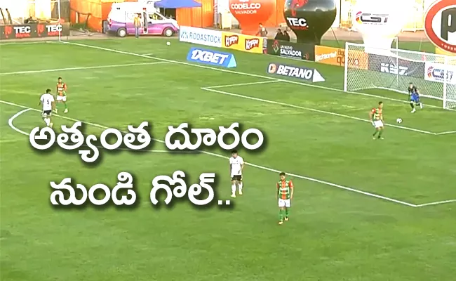 Goalkeeper scores Goal Record For Longest Range Goal In History - Sakshi