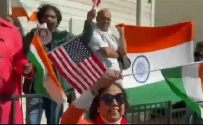 Viral Video: Rally For India Outside US Consulate Attacked Last Week - Sakshi