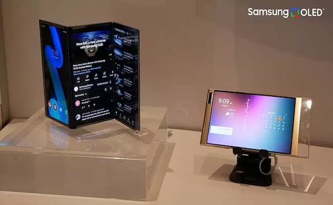 Samsung comoing With Tri Fold Display May Debut Tipster Claims - Sakshi