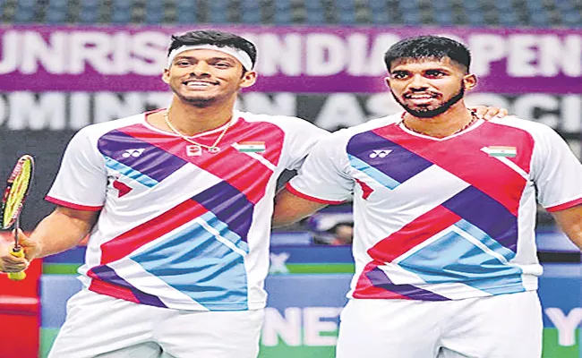 Swiss Open: Satwik-Chirag reach mens doubles final - Sakshi