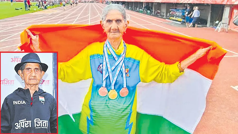 95 year-old Bhagwani Devi ready to World Masters Athletics Indoor Championships - Sakshi