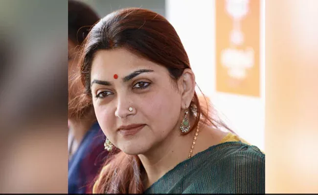 BJPs Khushbu Sundar Asserted Will Not Delete After Old Tweet On PM - Sakshi