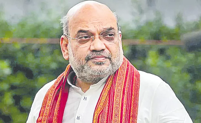 Today Amitshah to Telangana border village - Sakshi