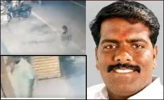 Shocking Video: Bjp Karykarta Hacked To Death In Puducherry - Sakshi