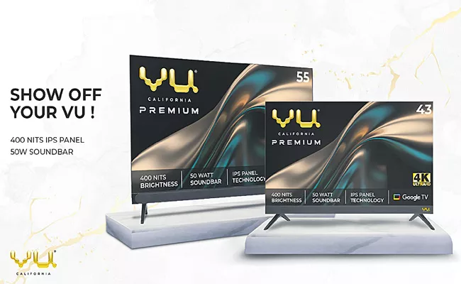 Vu Televisions launches Premium TV 2023 Edition - Sakshi