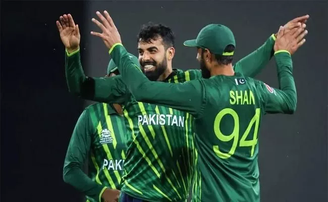 Shadab Khan becomes first Pakistan bowler with 100 T20I wickets - Sakshi