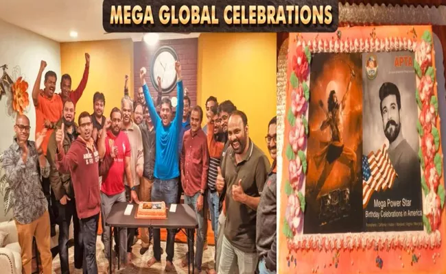 Ram Charan birthday celebrations in America - Sakshi