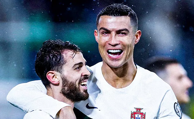 Euro 2024: Cristiano Ronaldo Leads Way Portugal Won By 6-0 Vs Luxembourg - Sakshi