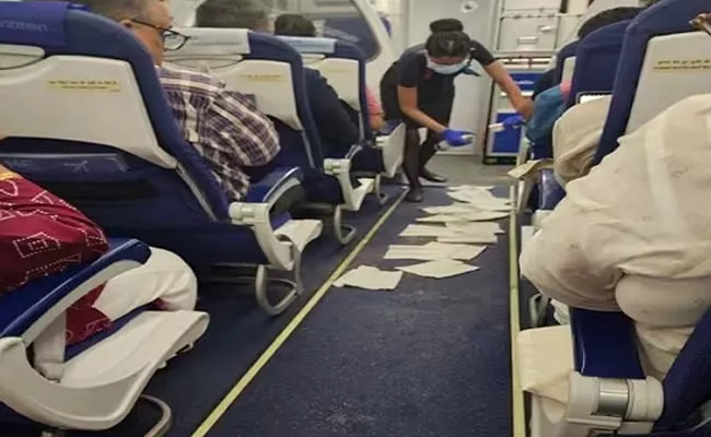 Drunk Indigo Passenger Vomits Poops Inside Indigo Plane - Sakshi