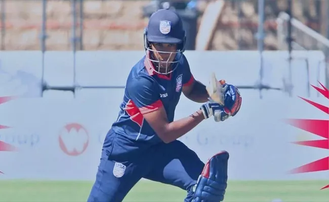 ICC WC Qualifier: Sai Teja Reddy Century USA Won By 5 Wickets Vs UAE - Sakshi