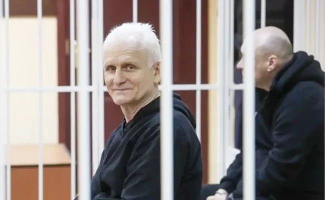 Belarus court jails Nobel Peace Prize winner Ales Bialiatski - Sakshi