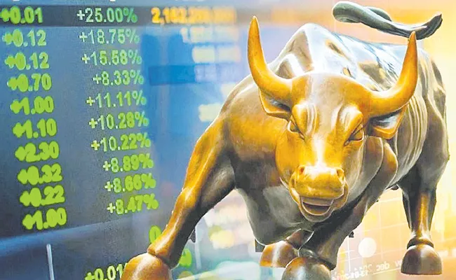 Sensex jumps 900 points, Nifty settles near 17600 - Sakshi