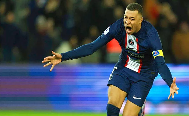 Kylian Mbappe Scripts Record Becomes PSG All-Time Leading Goal Scorer - Sakshi