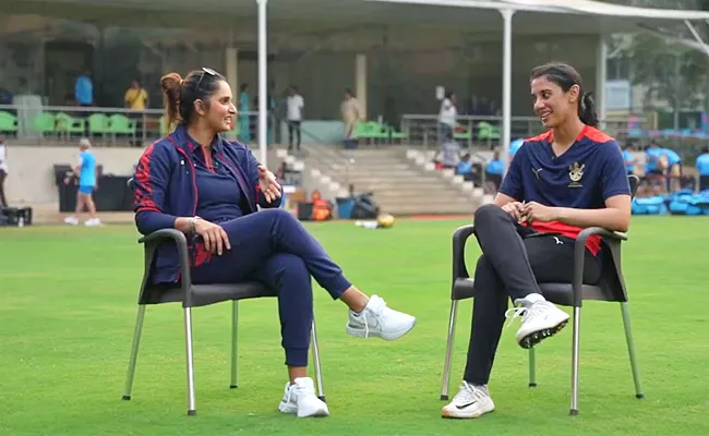 Everyone Wanted-To-Sania Mirza-Smriti Mandhana Reveal Encourage Tennis - Sakshi