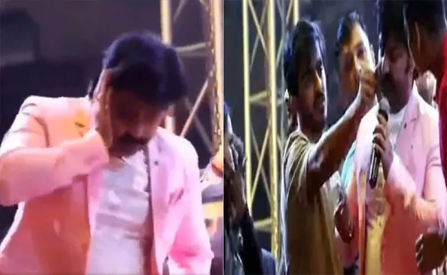 Bhojpuri Actor Pawan Singh Attacked With Stones At Live Show In Up - Sakshi