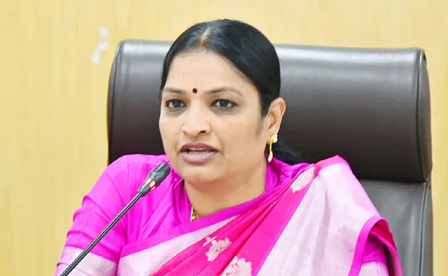 Minister Usha Sricharan Review Meeting On Internal Complaint Committee - Sakshi