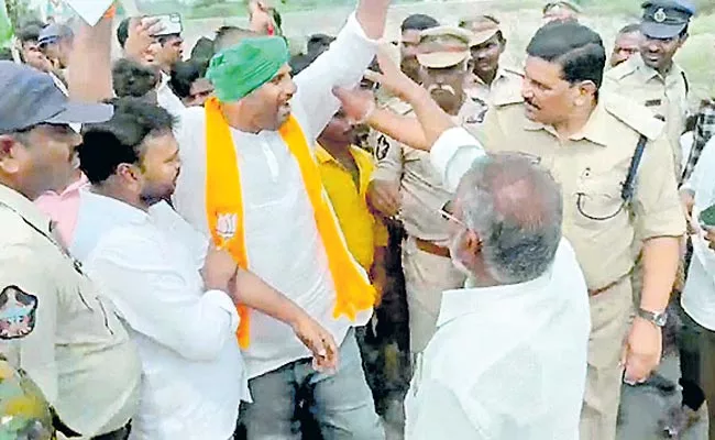 Attack On Ap Three Capitals Camp Under Chandrababu Direction - Sakshi