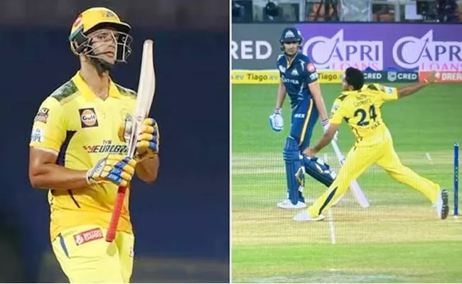 IPL 2023 GT Vs CSK: Shivam Dube Receives Hate Fans Slams Tushar - Sakshi