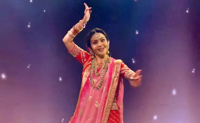 NMACC opening Nita Ambani dance performance goes viral - Sakshi