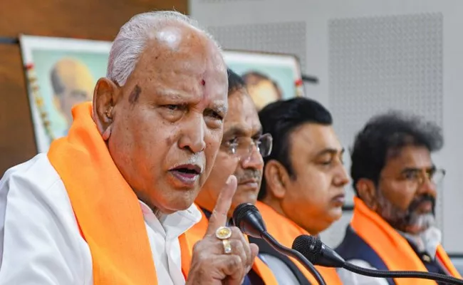 Yediyurappa rules out his son contesting from Varuna, says he will enter fray from Shikaripura - Sakshi