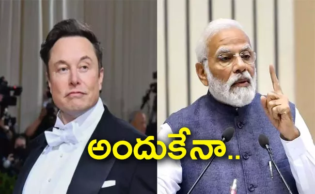 Elon musk starts following narendra modi  twitter netizens react - Sakshi