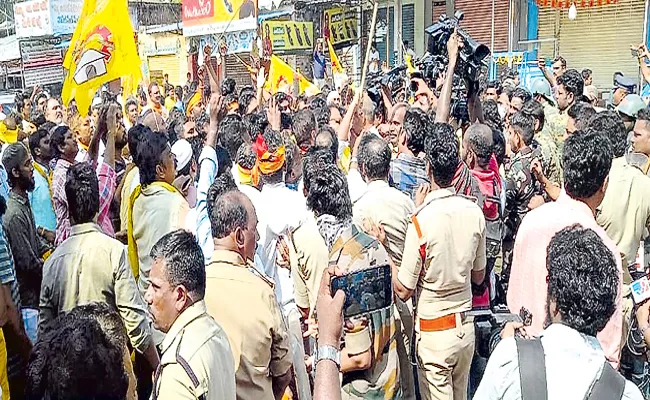 TDP Leaders Attack On YSRCP Leader Shankar Rao - Sakshi