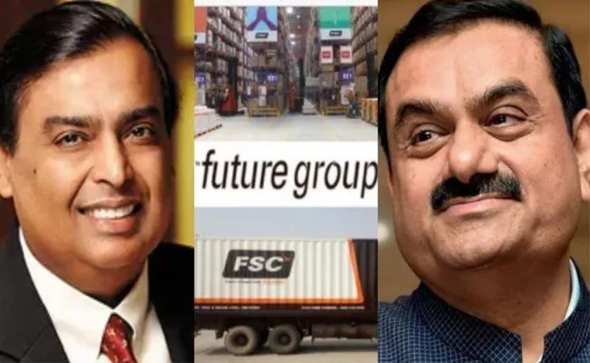 Adani And Reliance Are Two Of The 49 Bidders Competing For The Assets Of Future Retail - Sakshi