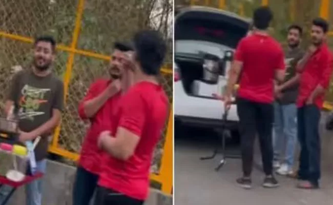 Meet Audi Chaiwala Who Sells Tea On His Luxury Car check viral video - Sakshi