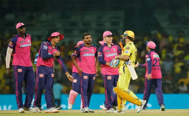 Sanju Samson fined for this offence against Chennai Super Kings - Sakshi