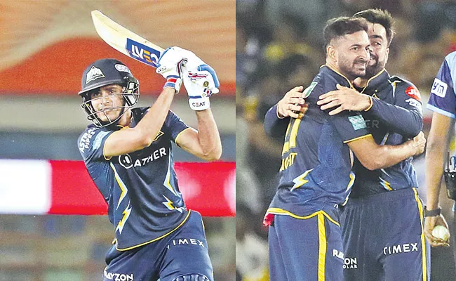  Gujarat Titans beat Punjab Kings by 6 wickets - Sakshi