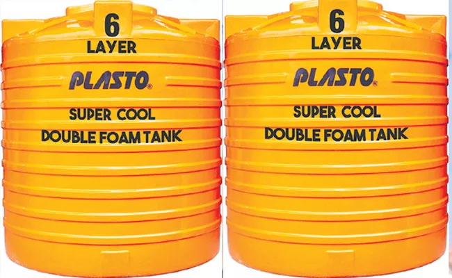 Plasto water tanks with six layers - Sakshi