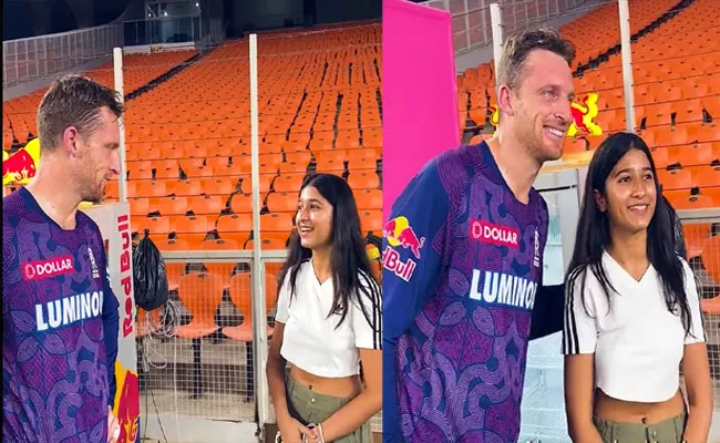 Jos Buttler Met His Lucky Fan Intresting Conversation Viral GT Vs RR - Sakshi