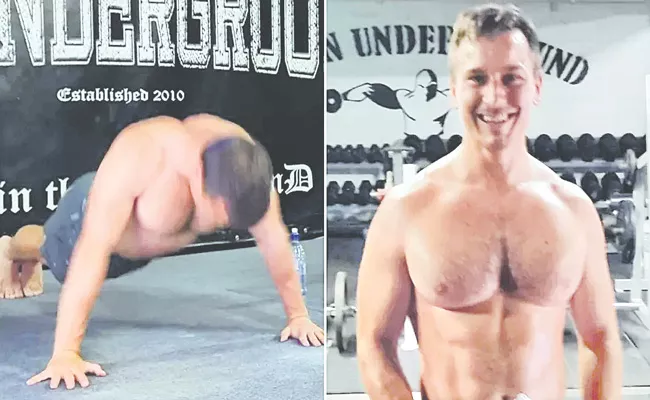 Australian performs 3206 pushups in hour - Sakshi