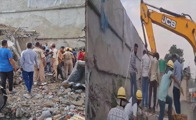 Several Died Injured 3 Storey Rice Mill Building Collapses Haryana Karnal - Sakshi