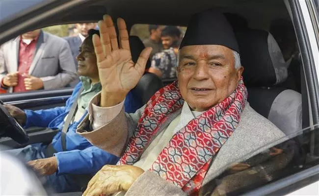 Nepal President Poudel Being Airlifted To Delhi AIIMS - Sakshi