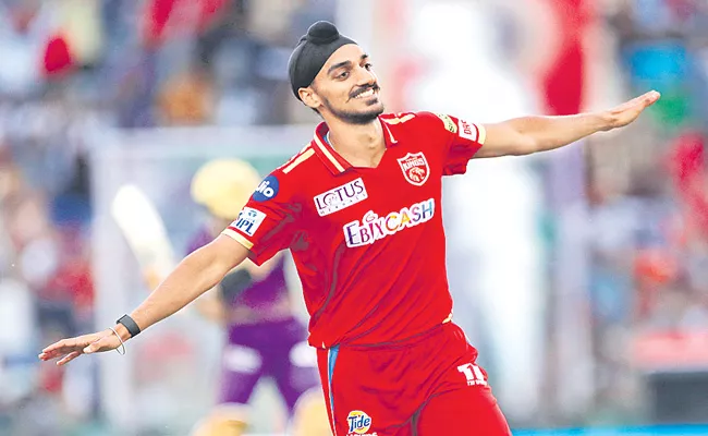 IPL 2023: Punjab Kings beat Kolkata Knight Riders by seven runs - Sakshi