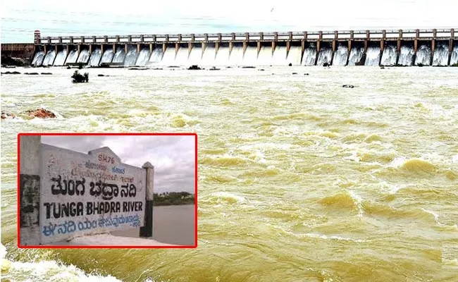 Dangerous Level Pollution In Tungabhadra River - Sakshi