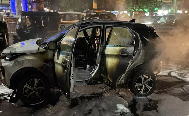 Tata Nexon EV catches Fire in Pune check here company statement - Sakshi