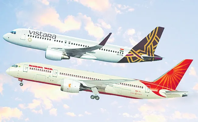 Tata Group Seeks CCI Nod To Merge Vistara With Air India - Sakshi