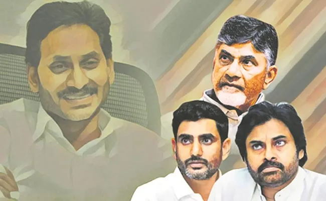 Pawan And Chandrababu Bad Propaganda Against Ysrcp Govt - Sakshi