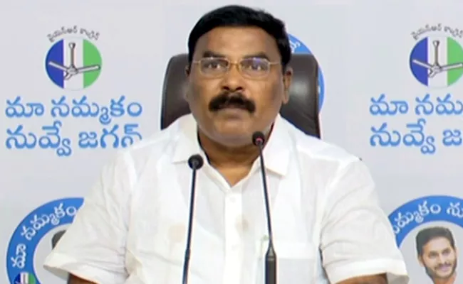 Minister Meruga Nagarjuna Fires On Chandrababu Naidu - Sakshi