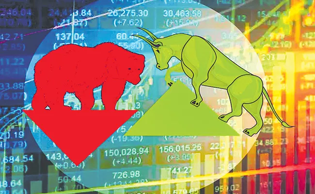 Stock Market: Sensex, Nifty 50 end rangebound session flat, financials drag - Sakshi