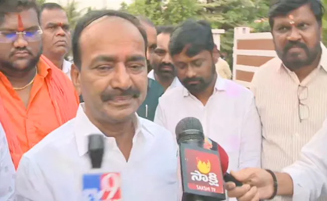 BJP MLA Etela Reacts On Revanthreddy Temple Challenge - Sakshi