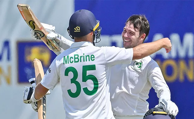 Ireland register their highest Test score of 492 against Sri Lanka - Sakshi