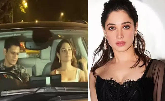 Tamannaah Bhatia, Vijay Varma On Spotted On Dinner Date, Video Goes VIral - Sakshi