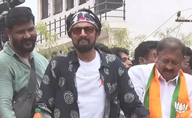 Karnataka Polls 2023: Kichcha Sudeep Trending Amid BJP Campaign - Sakshi