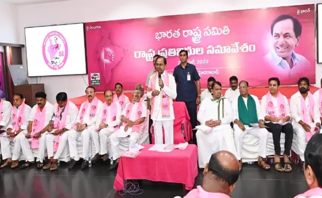 CM KCR Comments At BRS General Body Meeting Telangana Bhavan - Sakshi