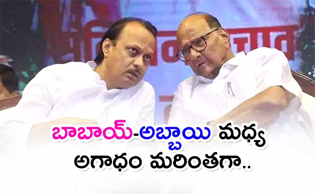 NCP Internal Clash Ajit Pawar Sharad Pawar Cryptic Comments - Sakshi